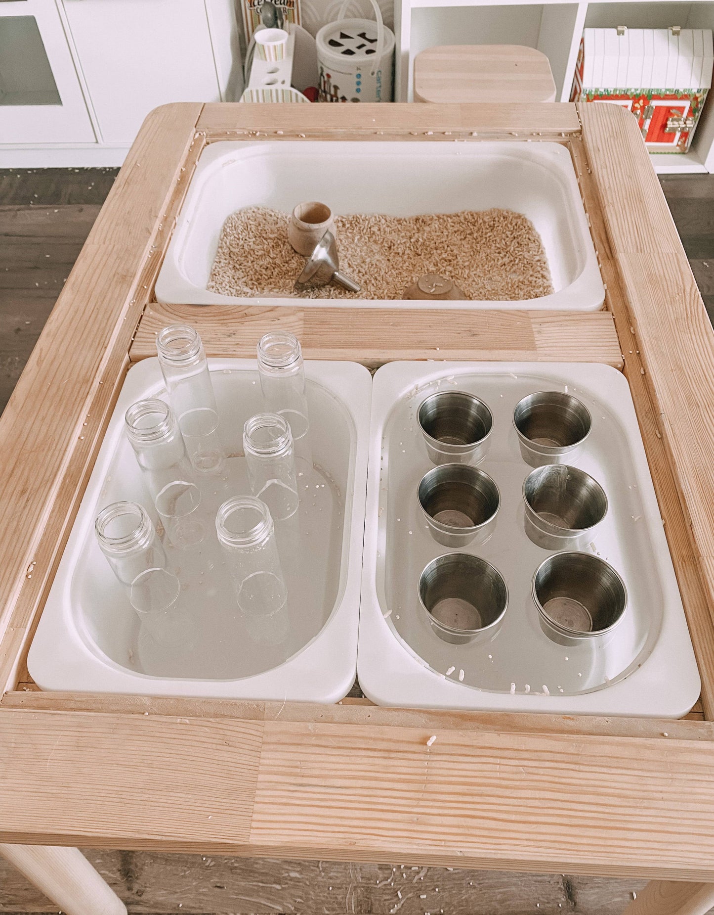 Sorting Cup Sensory Bin Insert