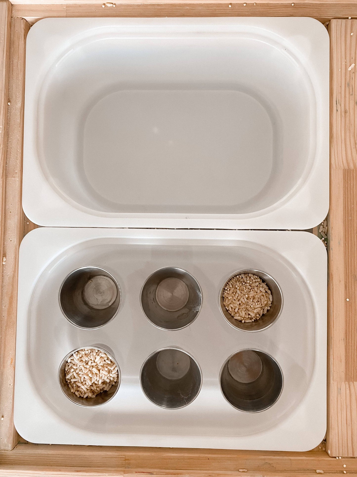 Sorting Cup Sensory Bin Insert