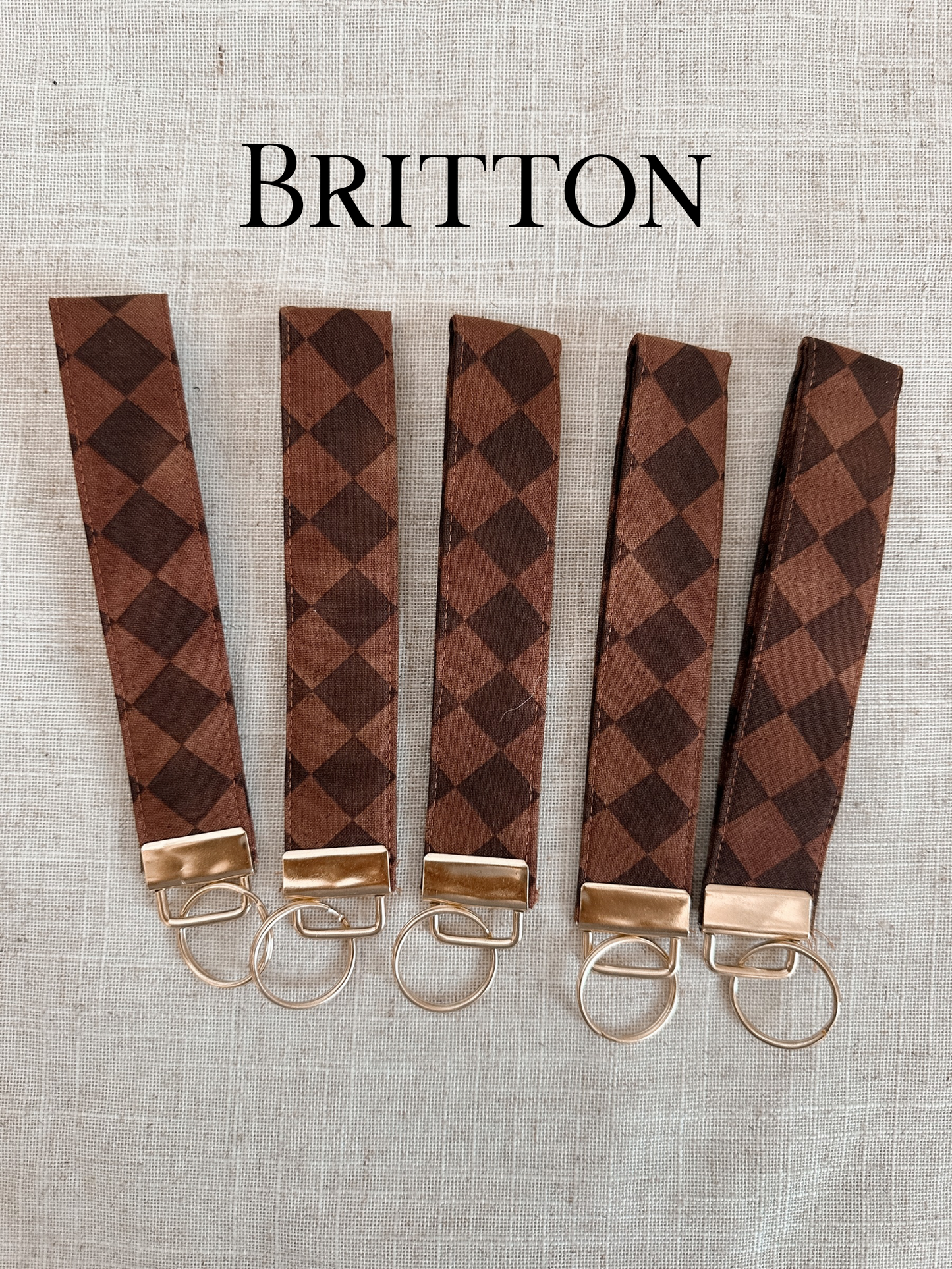 Wrist Keychain Fob - Fabric Keychain (Collection 2)