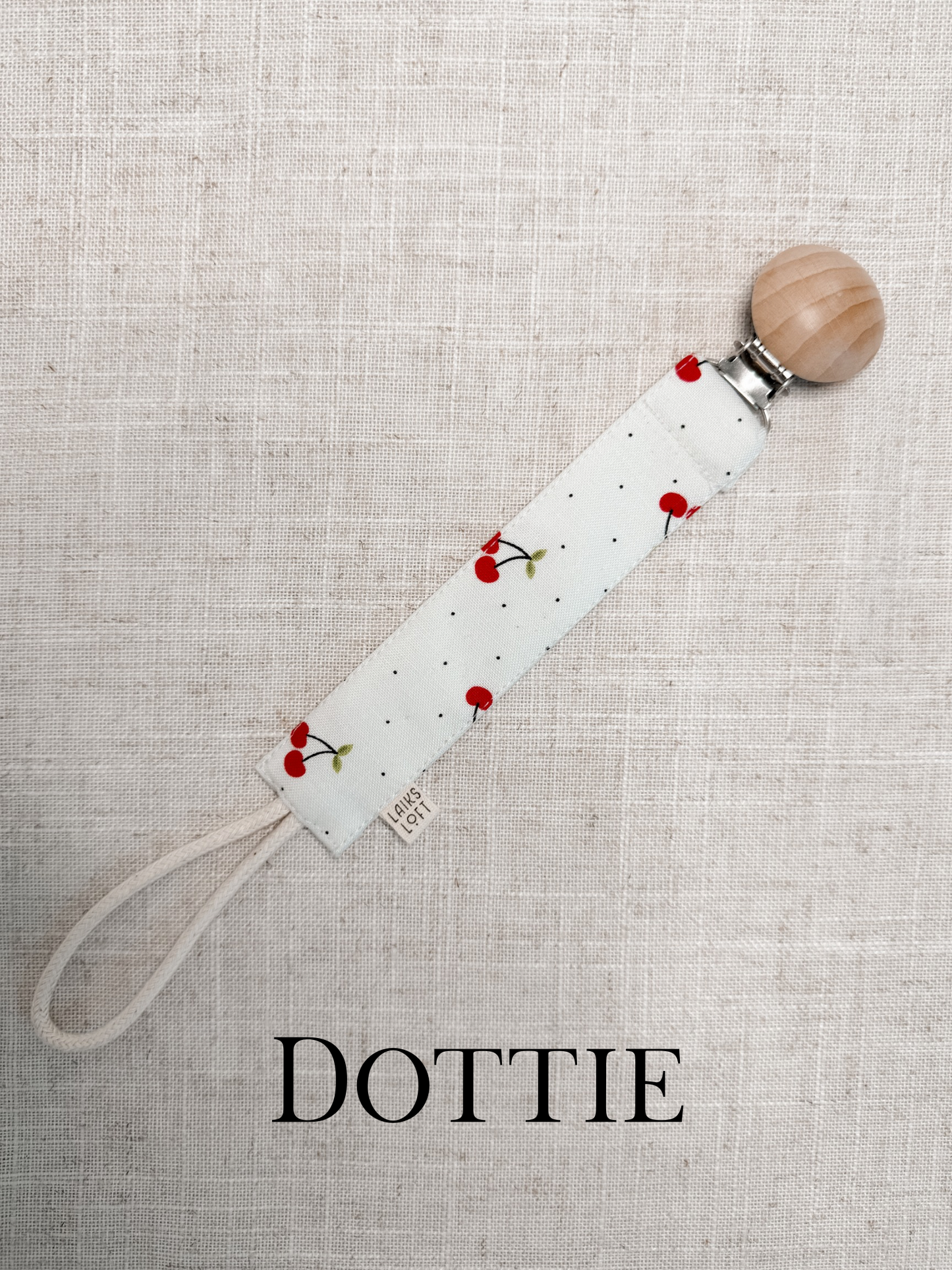 Fabric Pacifier Clip (Collection 2)