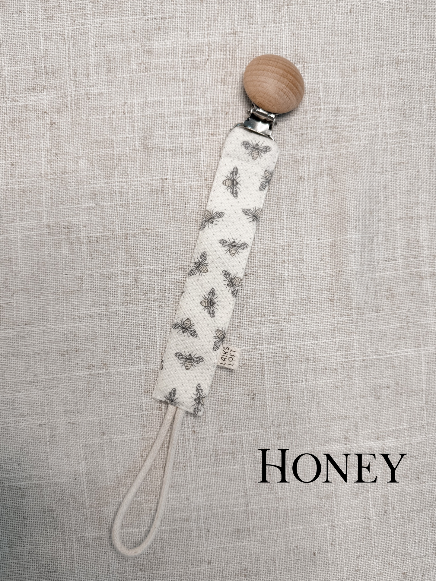 Fabric Pacifier Clip (Collection 2)