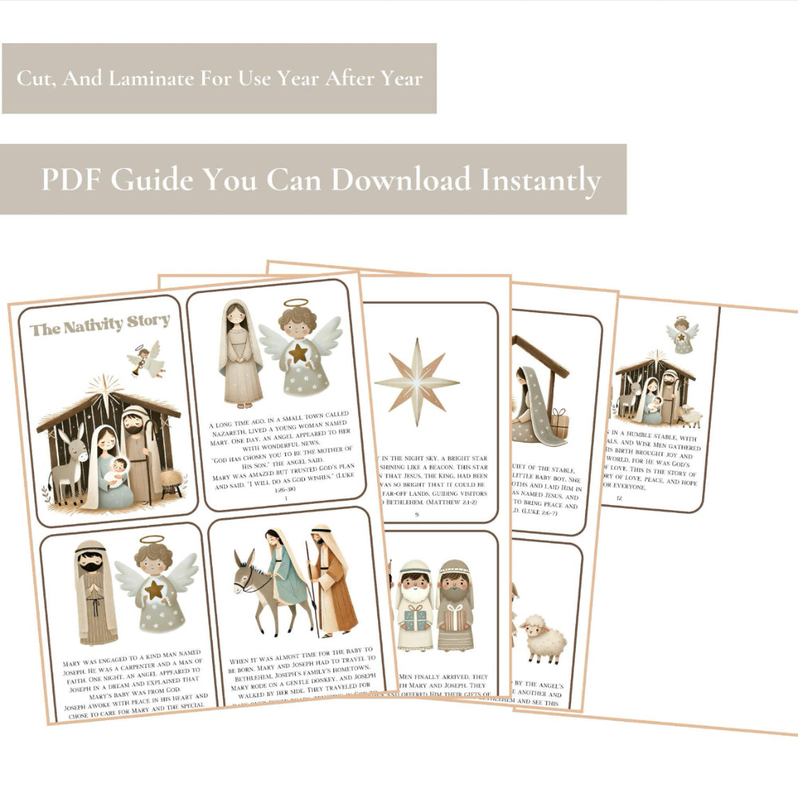 Digital Nativity Story Cards