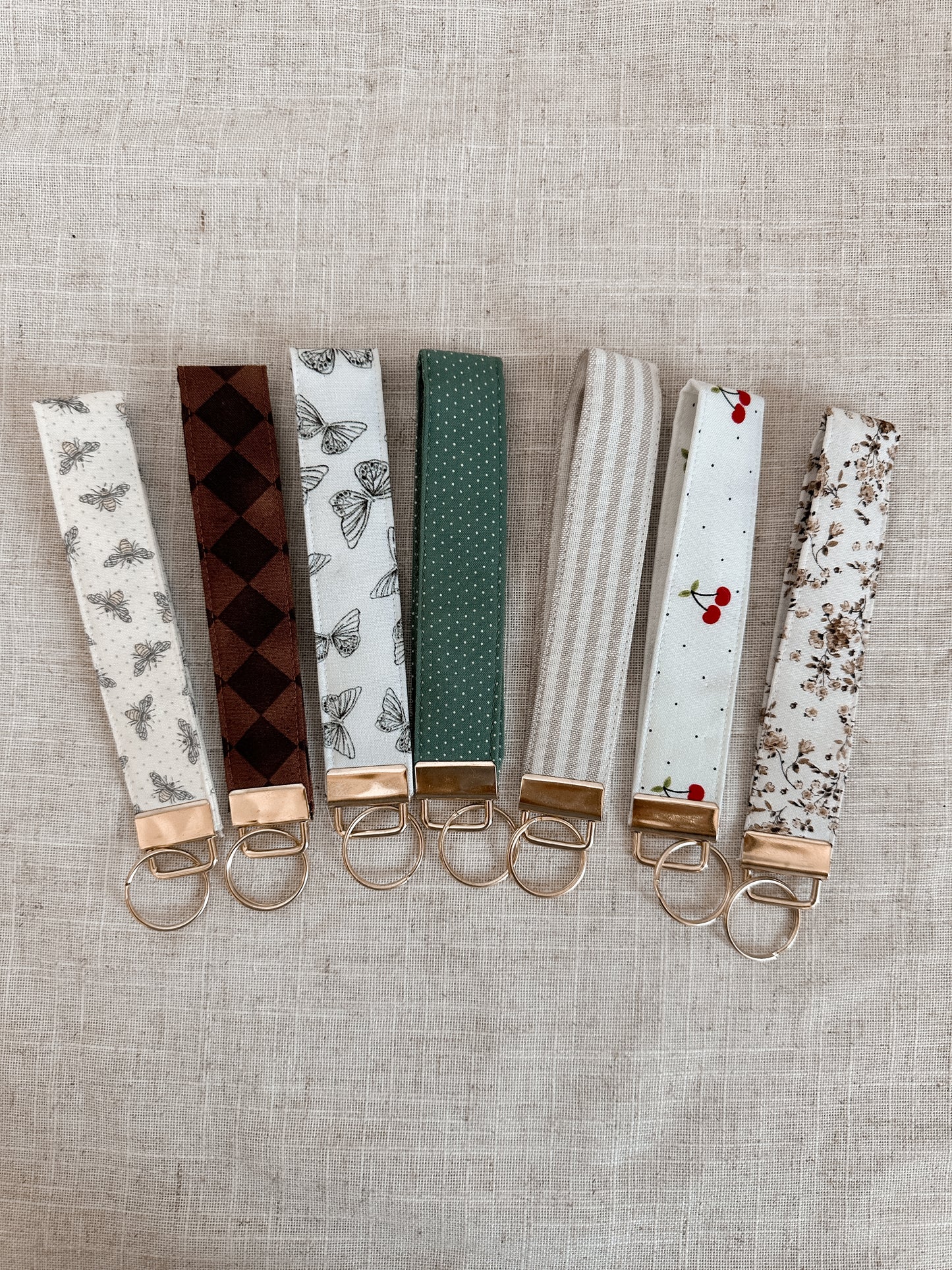 Wrist Keychain Fob - Fabric Keychain (Collection 2)