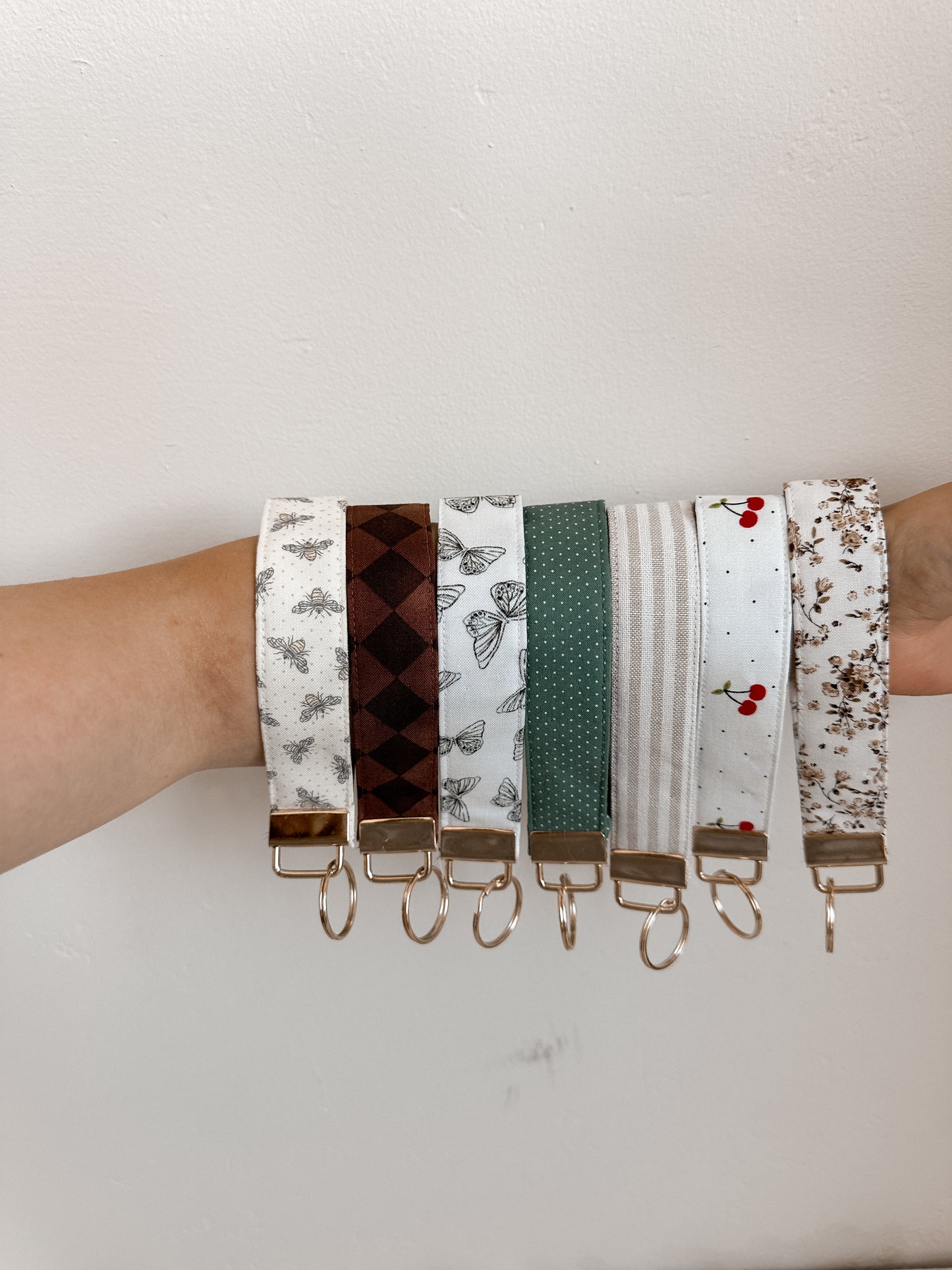 Wrist Keychain Fob - Fabric Keychain (Collection 2)