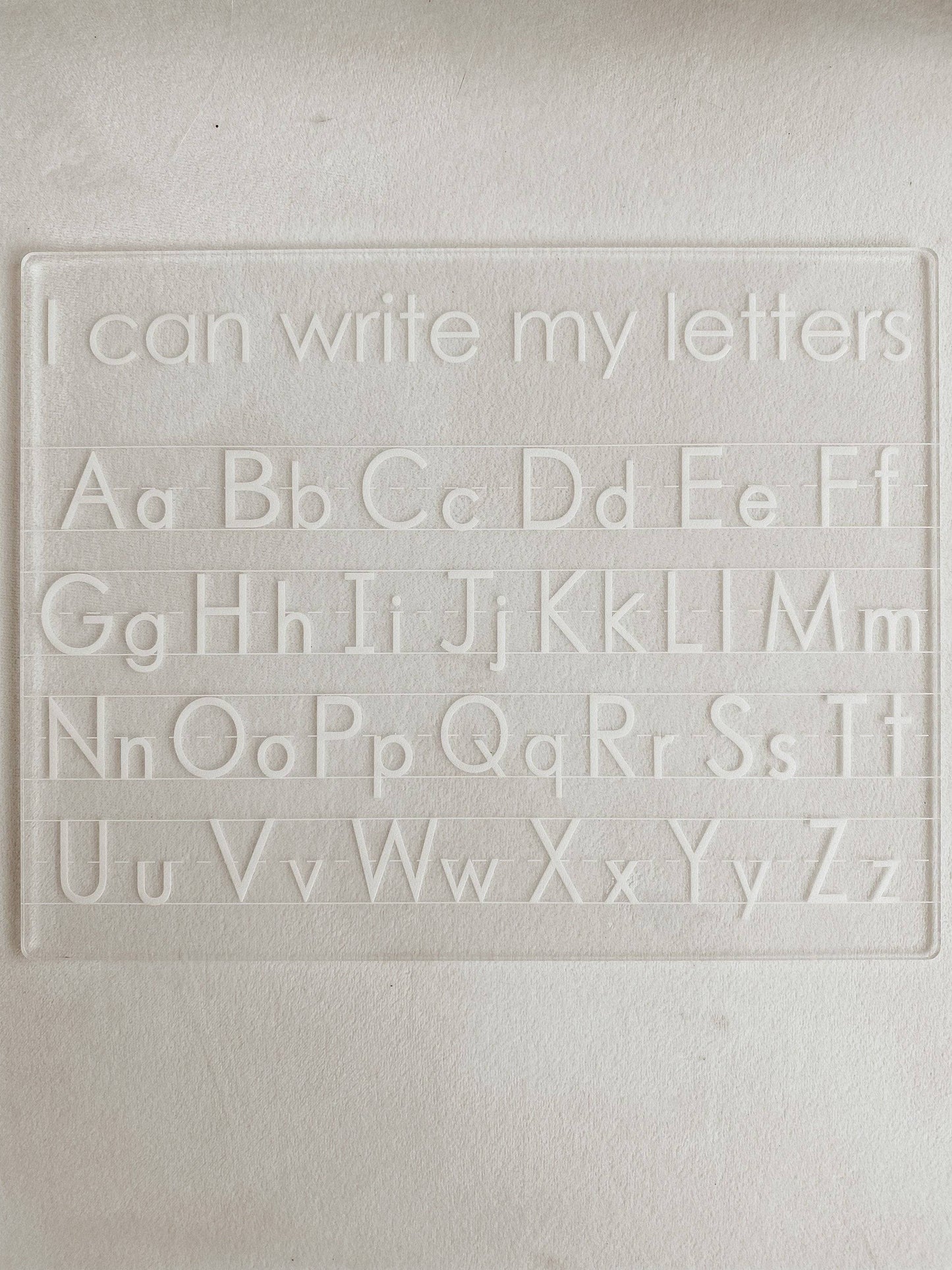 Alphabet Tracing Board
