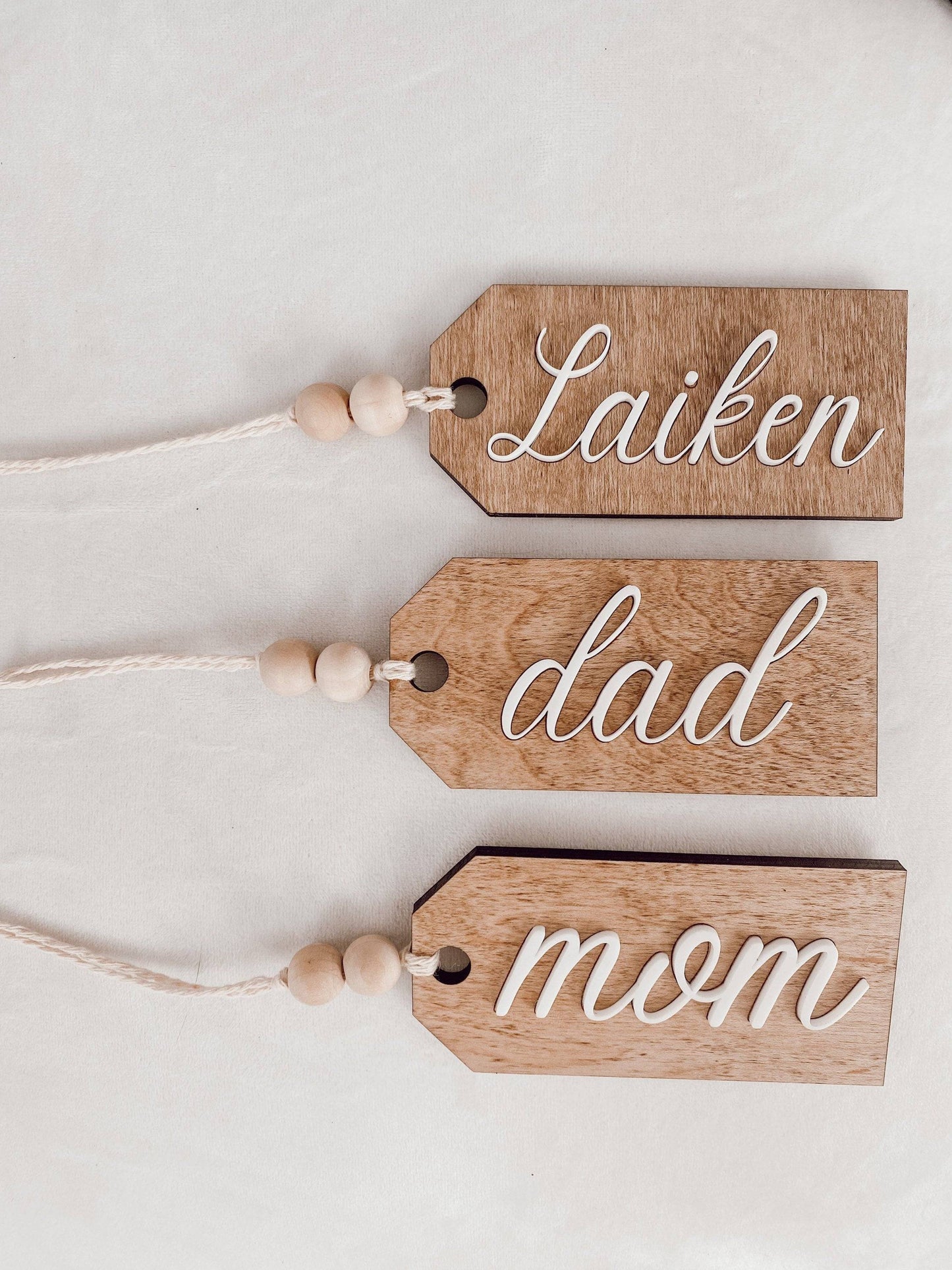Personalized Stocking Name Tags