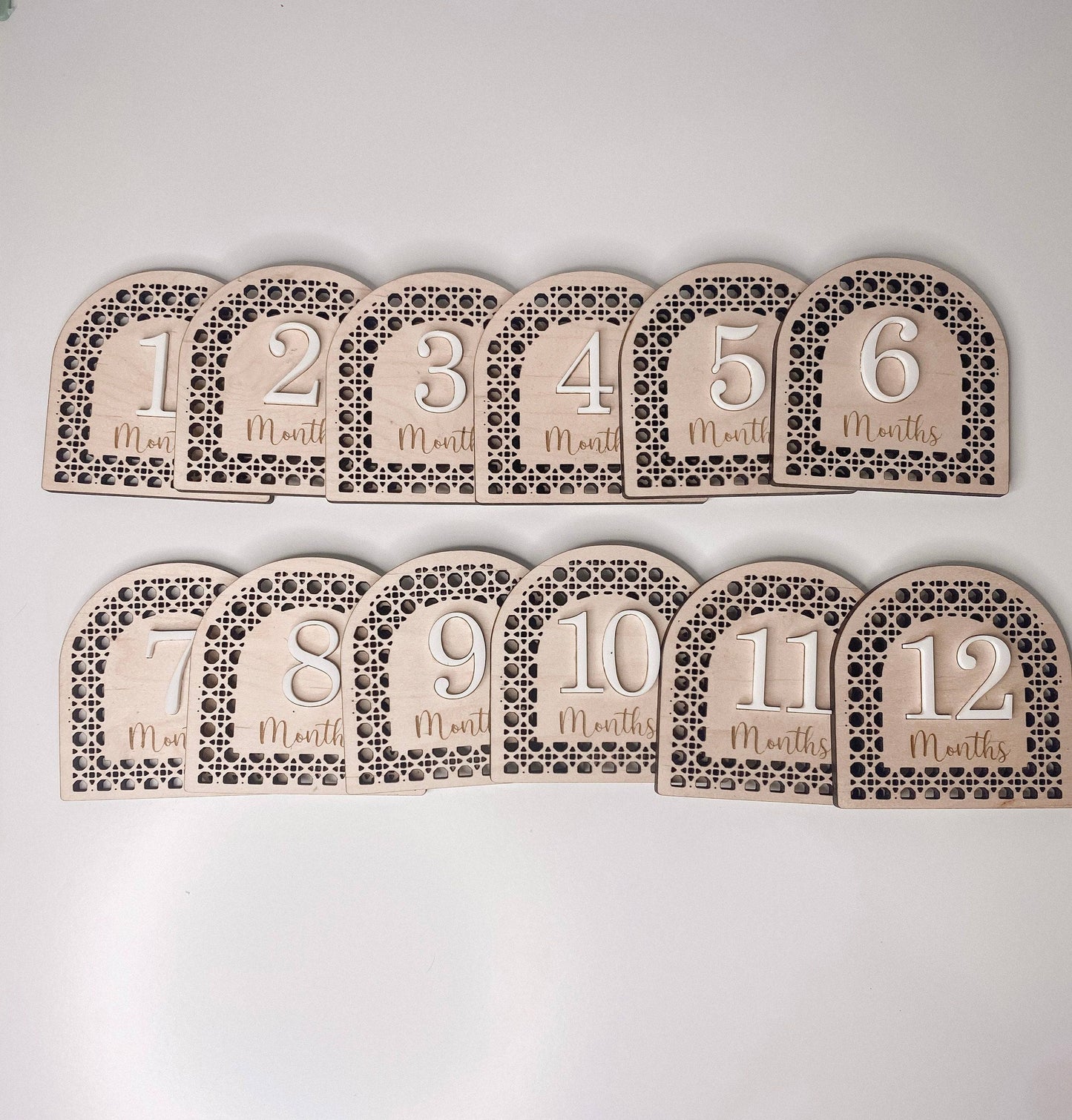Faux Cane Milestone Cards - Milestone Signs - Nursery Decor