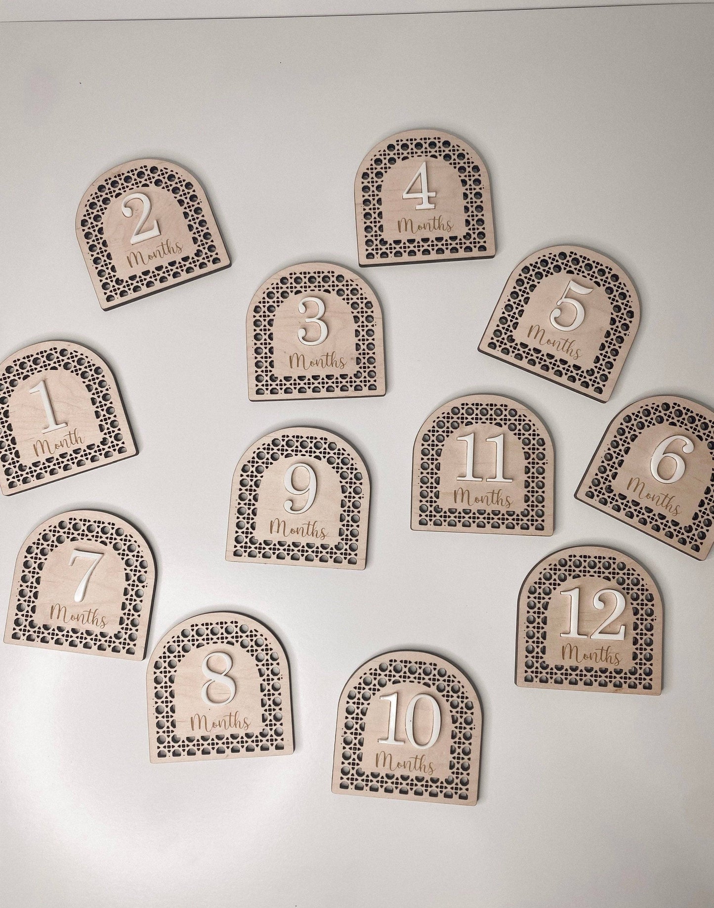 Faux Cane Milestone Cards - Milestone Signs - Nursery Decor