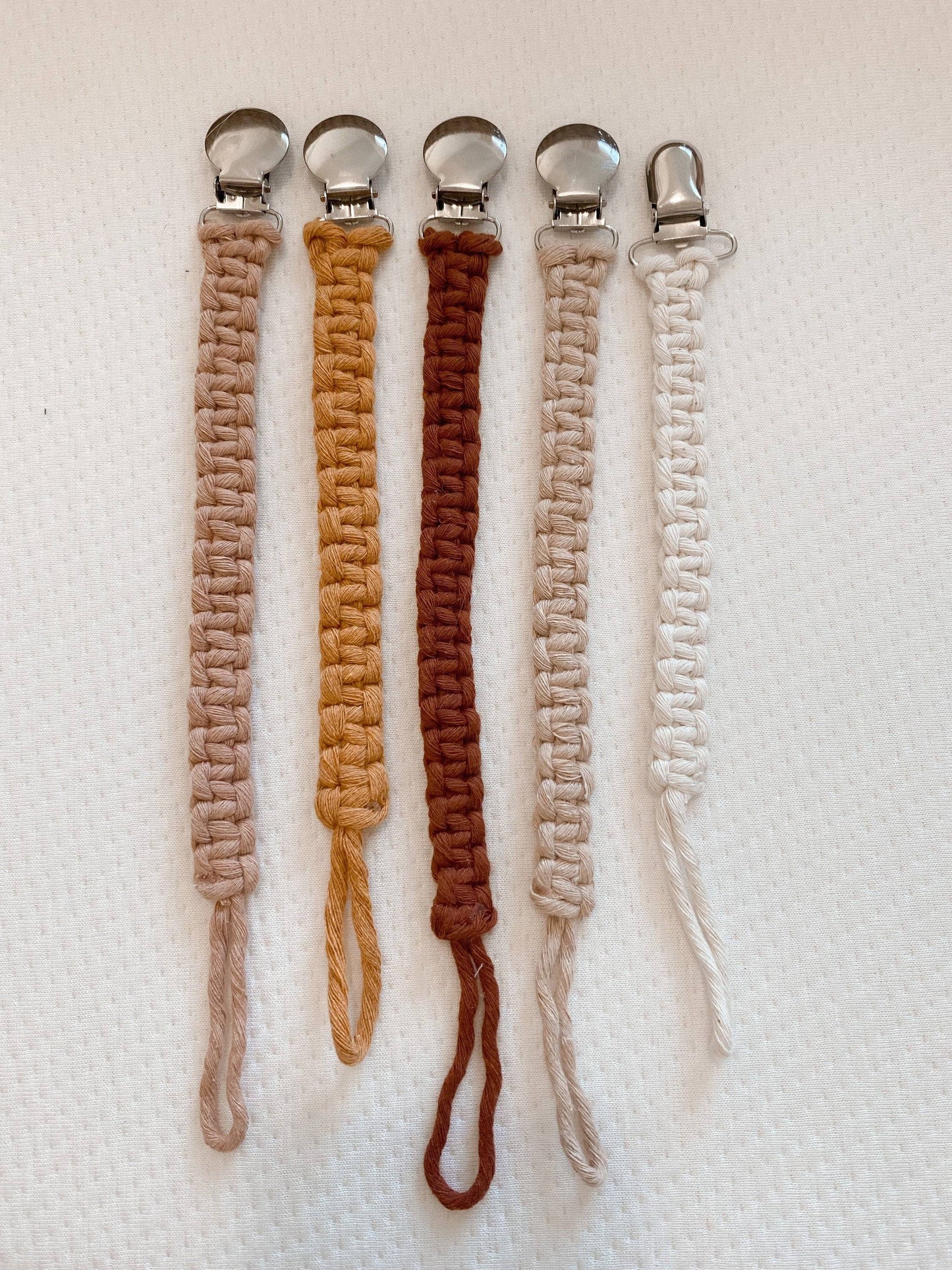Macrame Pacifier Clip