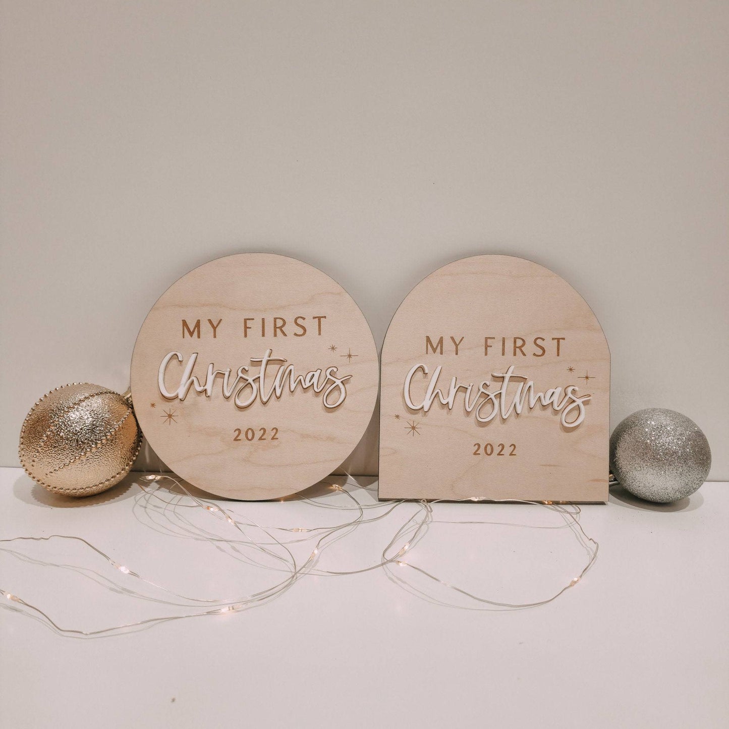 First Christmas Sign - Christmas Decor - Baby Christmas Sign