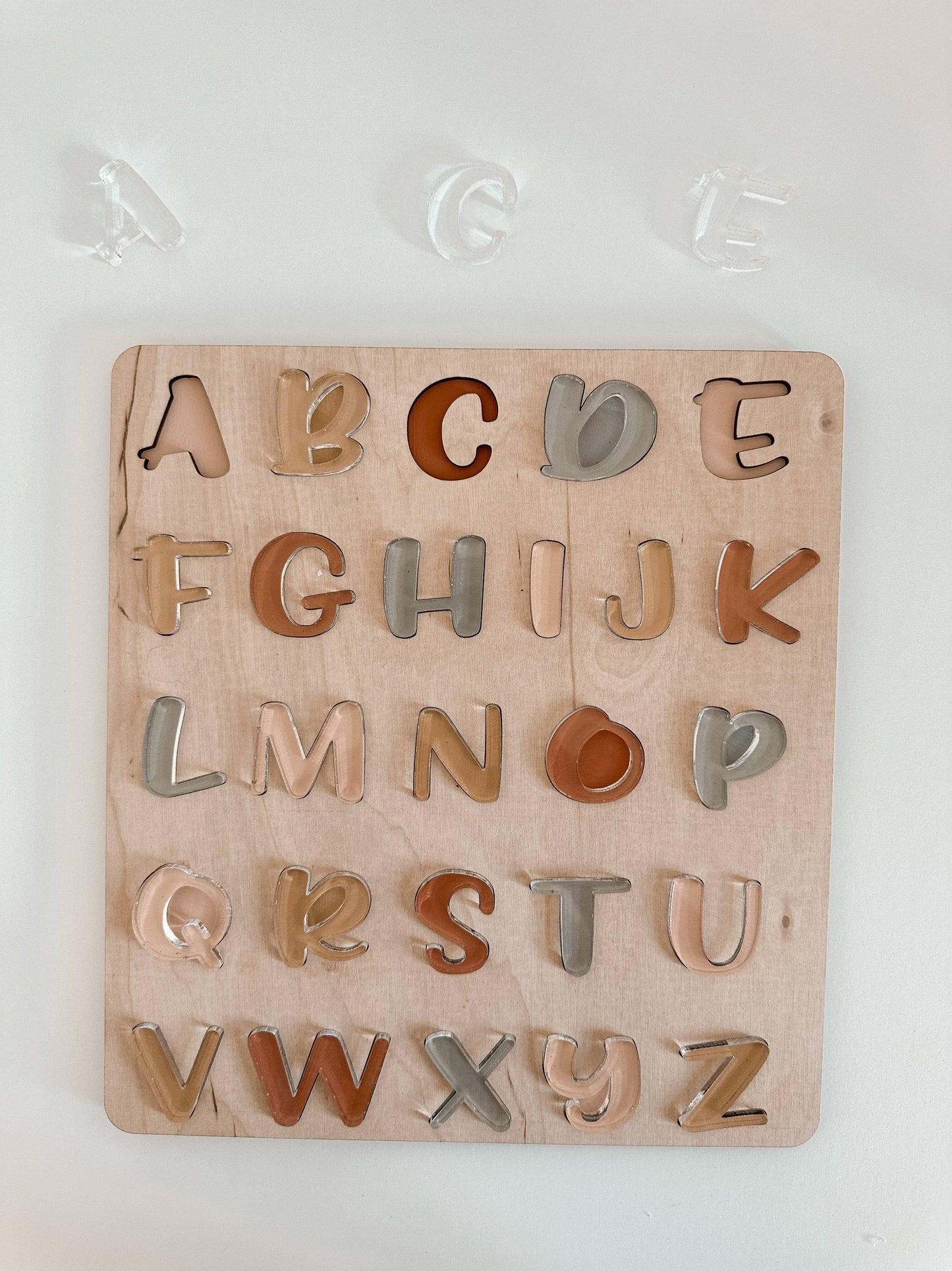 Alphabet Puzzle - Montessori Learning - Kid & Toddler Toys