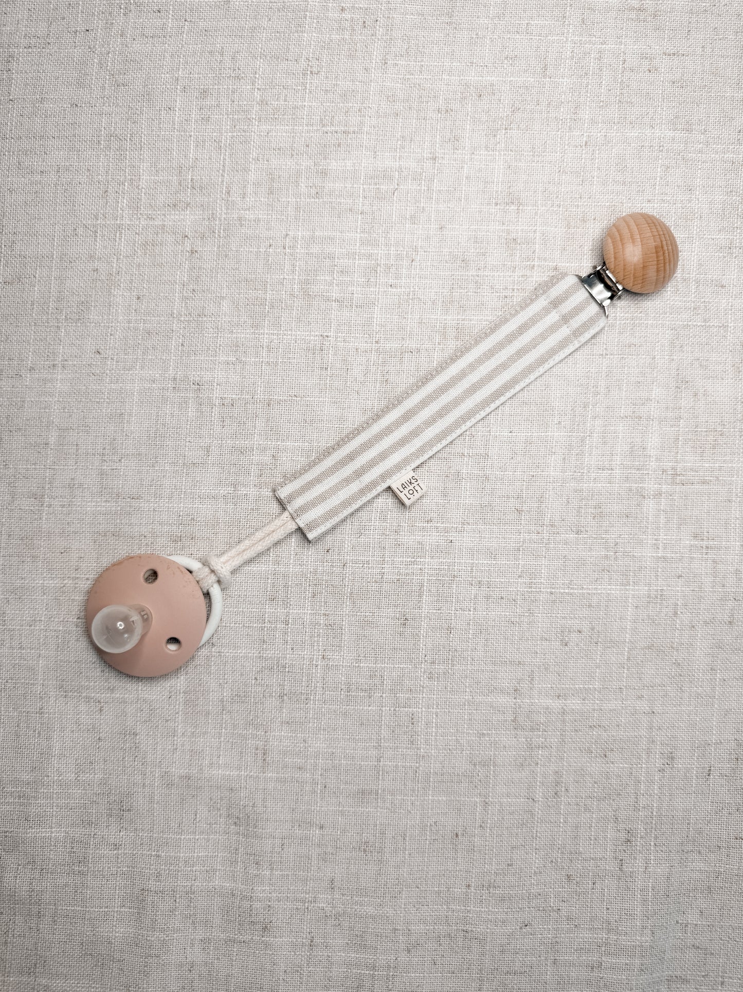 Fabric Pacifier Clip (Collection 2)