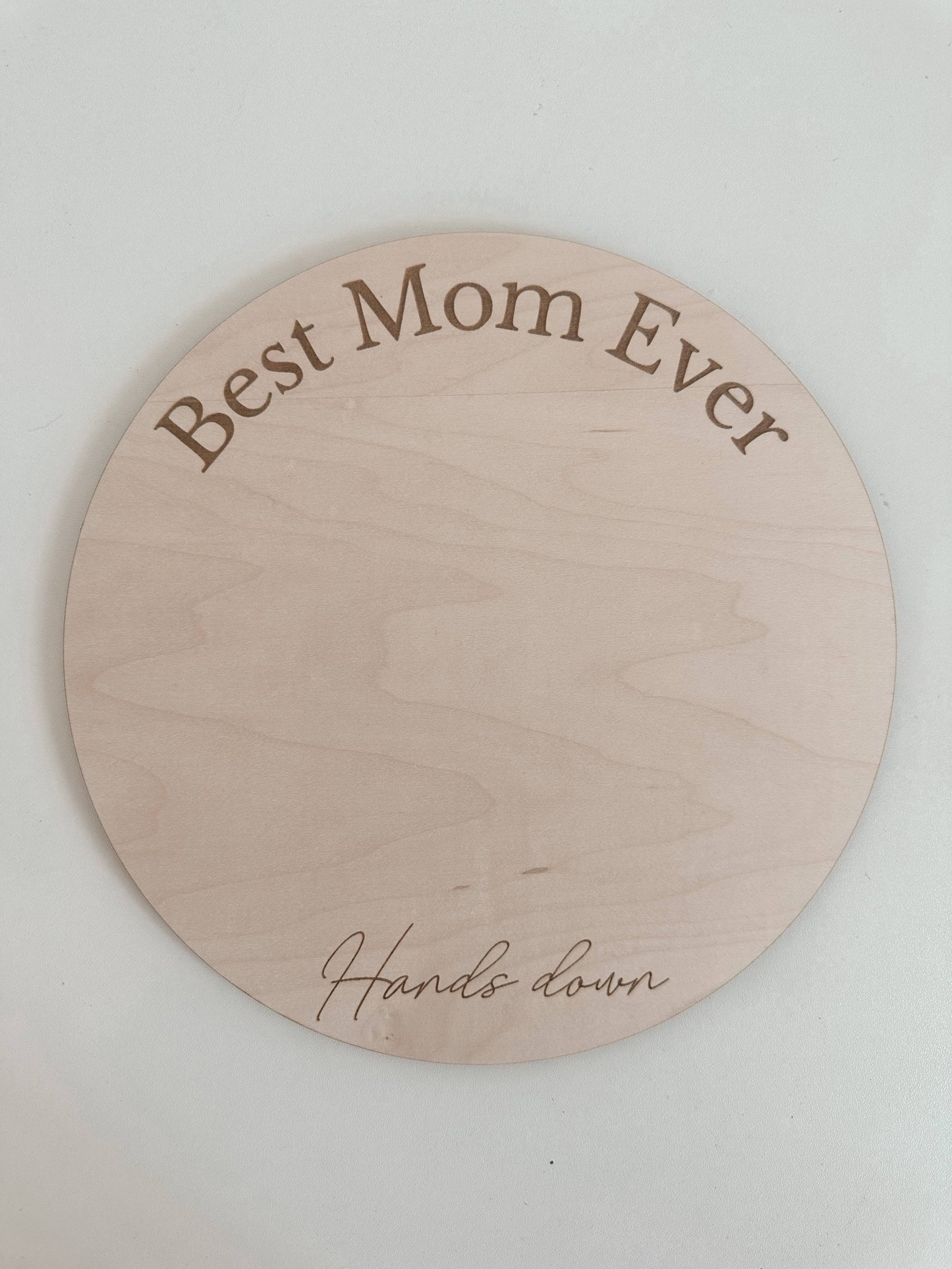 Handprint Sign - Mother's Day - Best Mom Ever Sign