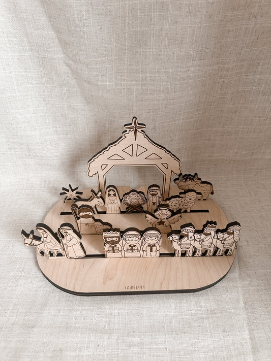 Nativity Scene Puzzle Set