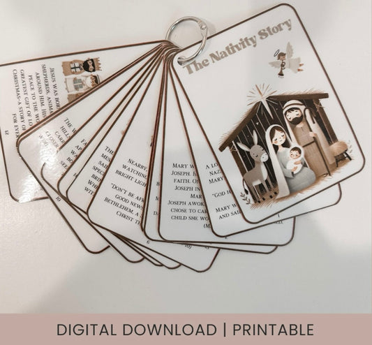 Digital Nativity Story Cards