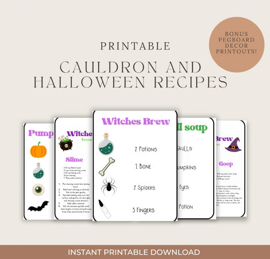 Digital Cauldron Recipe Cards