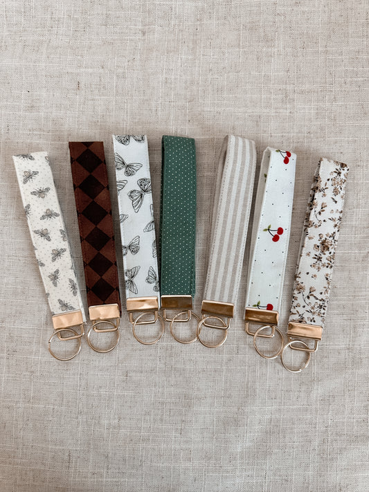 Wrist Keychain Fob - Fabric Keychain (Collection 2)