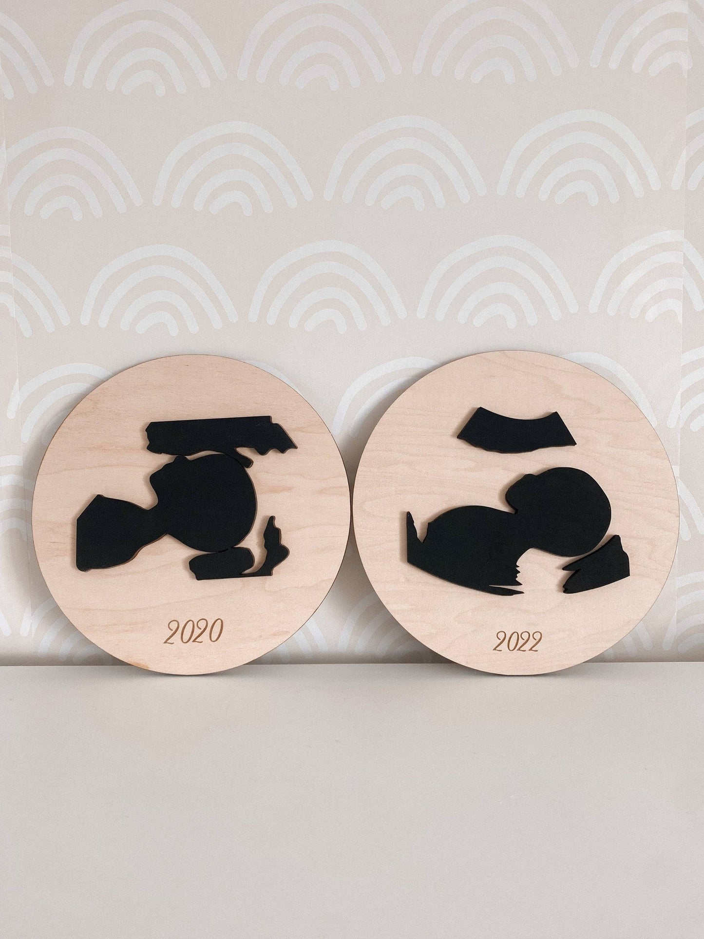 Ultrasound Sign - Nursery Decor - Personalized Sonogram