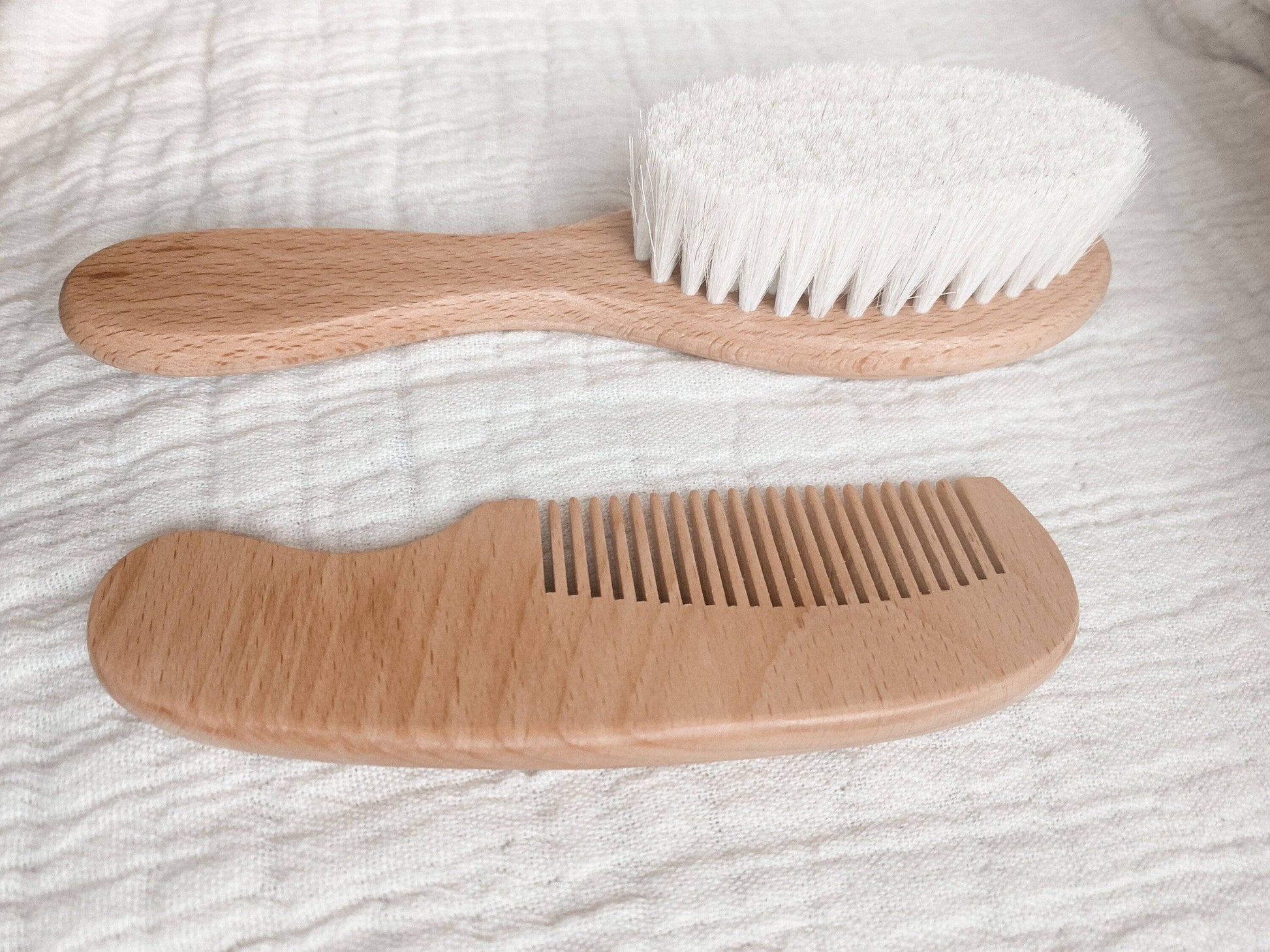 Custom Wooden Baby Hair Brush - Engraved Baby Hair Brush