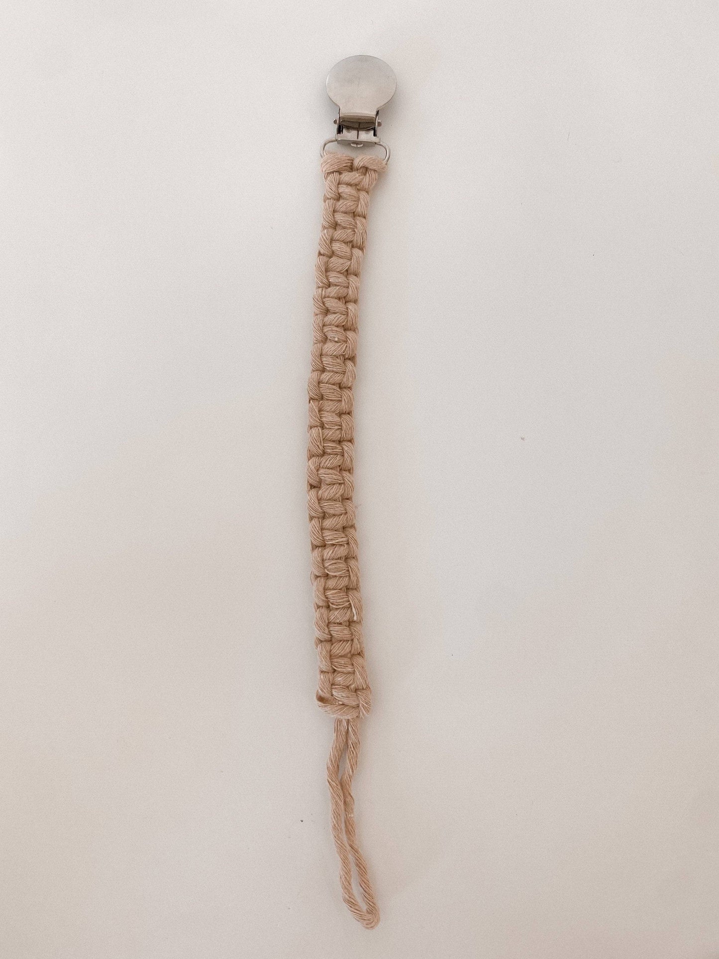 Macrame Pacifier Clip