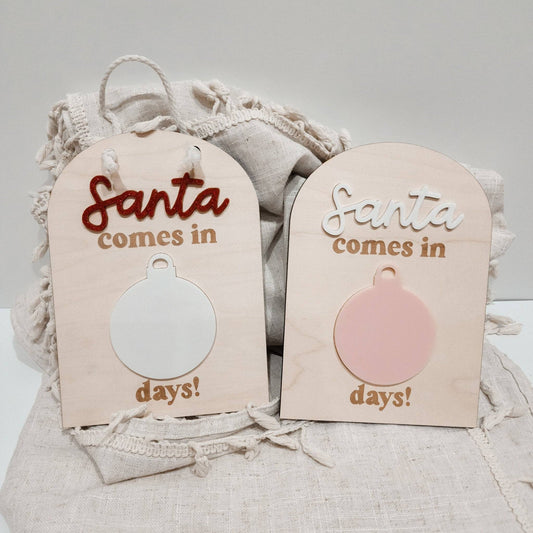 Countdown to Christmas Sign - Christmas Decor for Kids