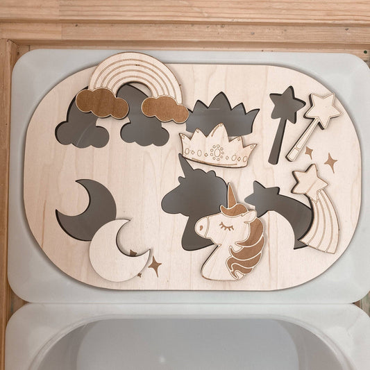 Unicorn Sensory Bin Insert