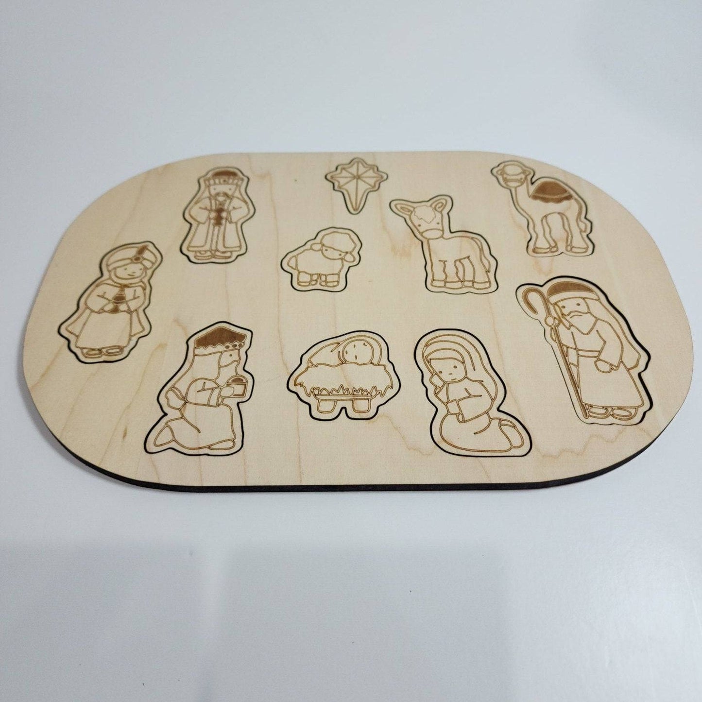 Nativity Sensory Bin Insert