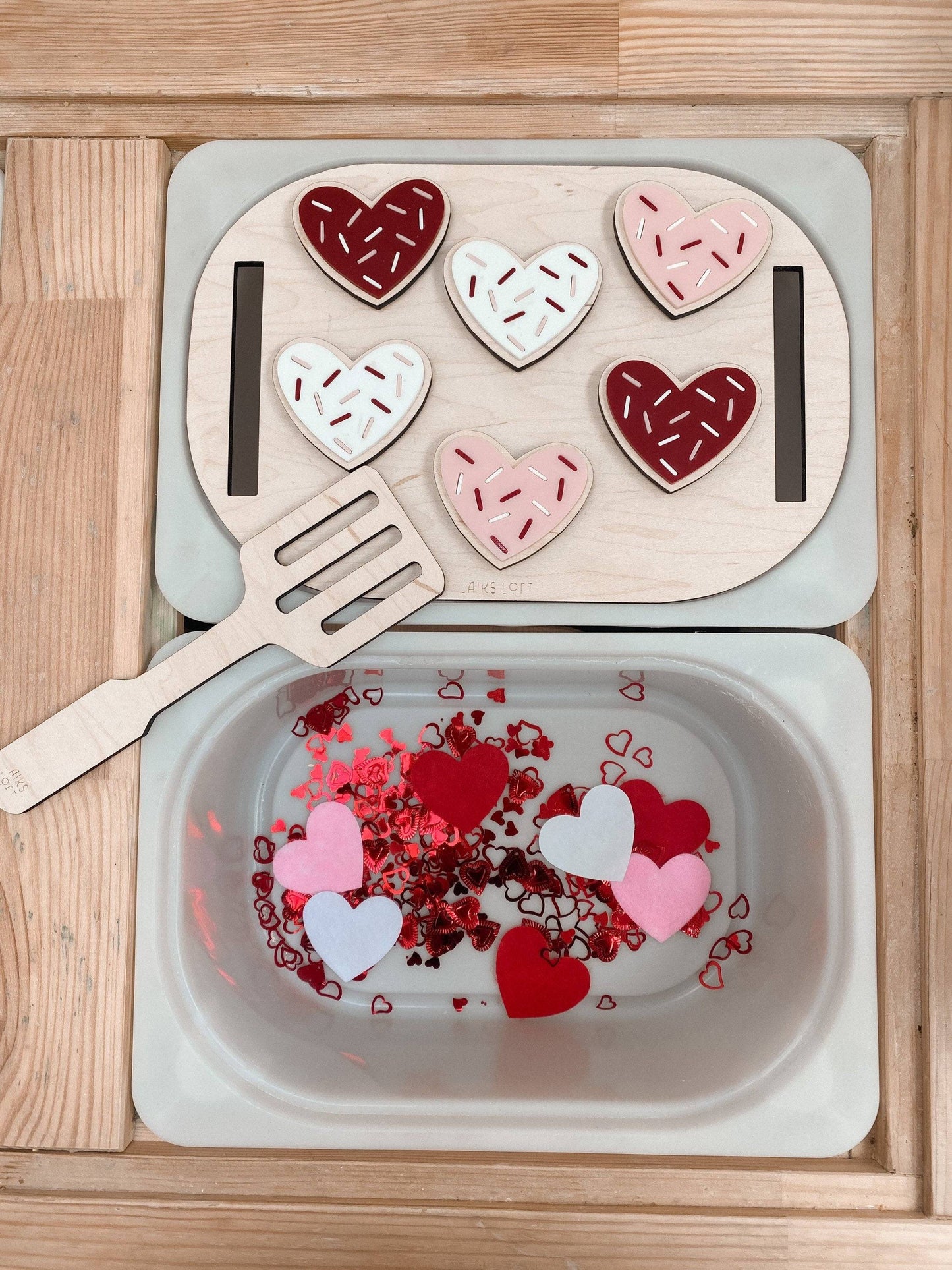 Valentine's Sensory Bin Insert