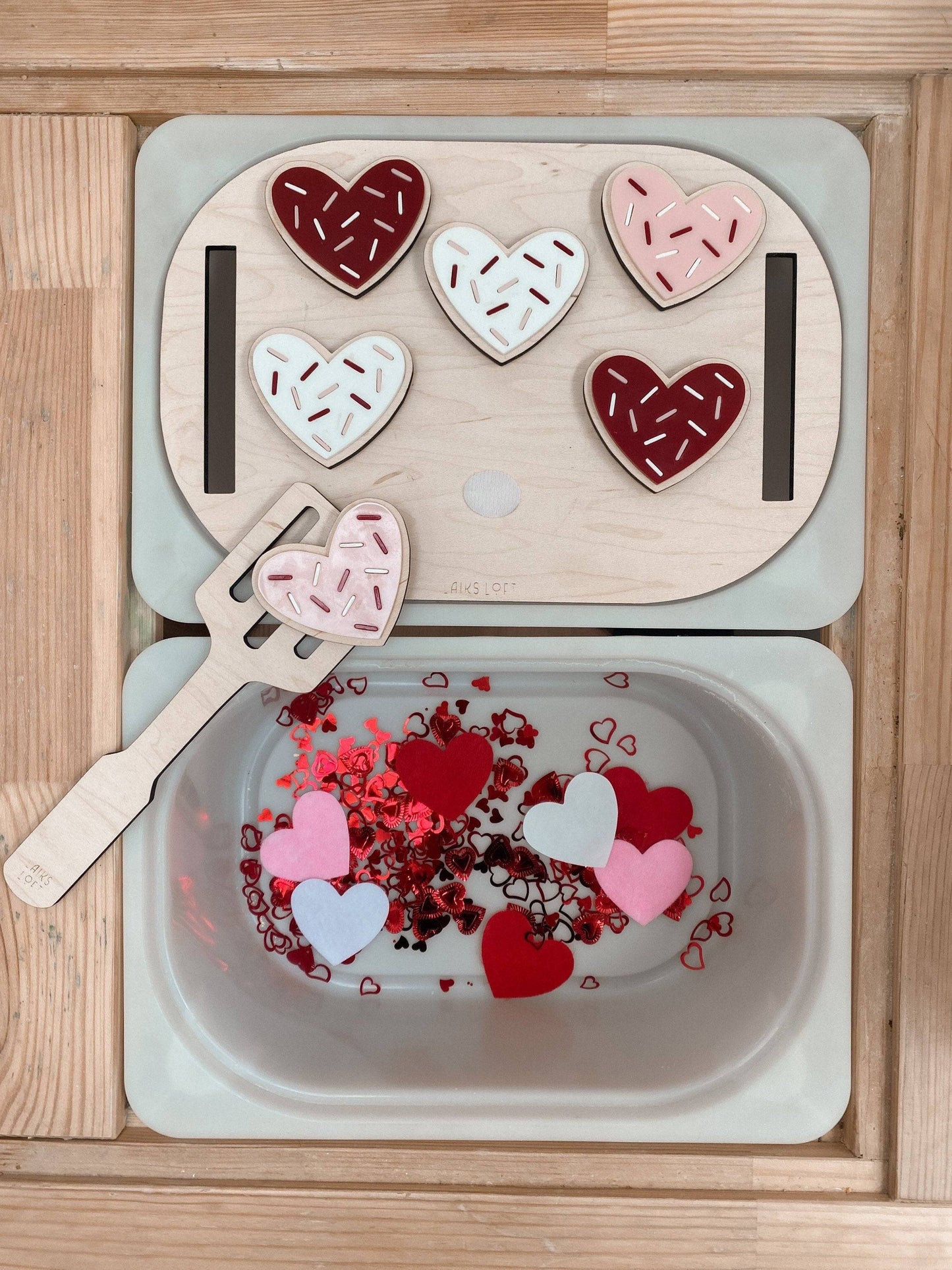 Valentine's Sensory Bin Insert