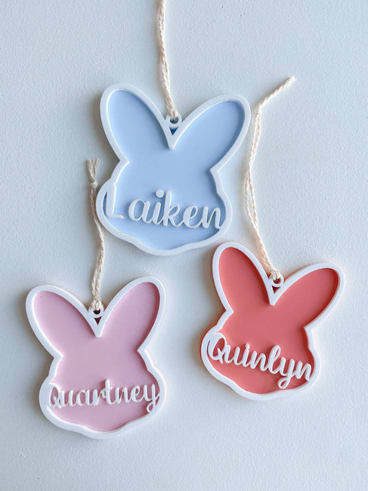 Personalized Easter Bunny Tags